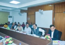 CSPC/ आई.ए.एस पी.दयानंद ने कार्यभार संभालते ही ली मैराथन बैठक