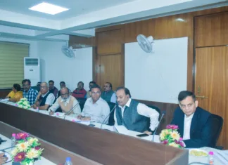 CSPC/ आई.ए.एस पी.दयानंद ने कार्यभार संभालते ही ली मैराथन बैठक